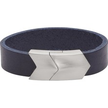 Energetix Mavi Deri Manyetik Bileklik