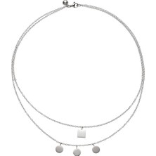 Energetix Modern Tasarımlı Çift Sıra Manyetik Kolye