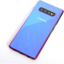 Cepustik Telefon Aksesuarları Galaxy S10 Plus Kılıf Parlak Renk Geçişli Kılıf