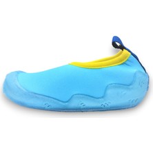 First Step Mavi Erkek Çocuk Kaydırmaz Taban Deniz AYAKKABISI-F-7045