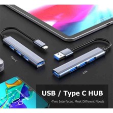 Kensa USB Type-C Hub USB Çoğaltıcı 3.0 A 4/1