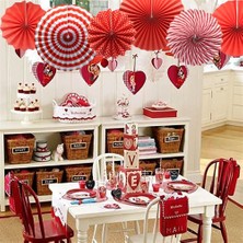 Kidspartim Kağıt Yelpaze Süs Kırmızı Set 6 Lı