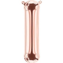 Kidspartim I Harf Rose Gold Folyo Balon 40 Inc 100  cm