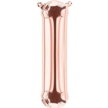 Kidspartim I Harfi Rose Gold Folyo Balon 34 Inç 80  cm