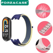 Forzacase Xiaomi Mi Band 8 Için Esnek Hasır Örgü Kordon Kayış - FC429