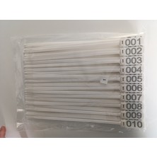 Senkron Seals 100 Adet Beyaz Et Belirleme (Karkas) Kelepçesi 36CM