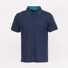 Wanex Erkek Kısa Kol Polo Yaka T-Shirt - Dl-105 - Marine