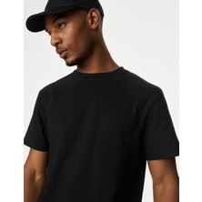 Marks & Spencer Saf Pamuklu Kısa Kollu T-Shirt