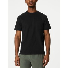 Marks & Spencer Saf Pamuklu Kısa Kollu T-Shirt