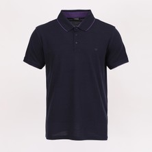 Wanex Erkek Kısa Kol Polo Yaka T-Shirt - Dl-105 - Lacivert