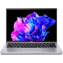 Acer Swift Go (SFG14-71) Dizüstü Bilgisayar, Intel Core I7-1355U Işlemci, Intel Iris Xe Graphics Paylaşımlı Ekran Kartı, 14" OLED Ekran, 16GB Ddr5 Ram, 512GB Ssd, Linux Işletim Sistemi