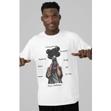 Fuddy Moda Nf Rap Albümler Baskılı T-Shirt Erkek-Kadın Rap Nf Baskılı T-Shirt