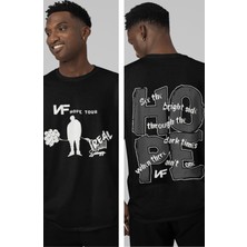 Fuddy Moda Nf Rap Hope Tour Sırt Baskılı T-Shirt Erkek-Kadın Rap Baskılı T-Shirt