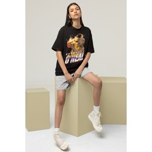 Fuddy Moda Unisex Shaquille O'Neal Baskılı T-Shirt Erkek-Kadın Basketbol Temalı T-Shirt