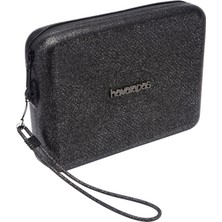 Havaianas Beach Necessaire Glitter Siyah Plaj Çantası