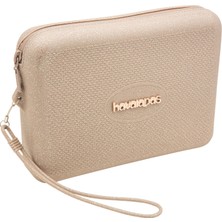Havaianas Beach Necessaire Glitter Golden Plaj Çantası
