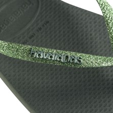 Havaianas Slim Square Glitter Olive Green Kadın Terlik 35-36