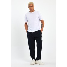 Superlife Erkek Regular/normal Kesim Lastik Belli  Brooklyn Şehir Baskılı Eşofman Altı 24EA205