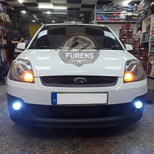 Furens Ford Fiesta 2002-2008 Uyumlu H Lip Esnek Ön Lip 2 Parça Karlık Ön Ek Tampon Altı Dil