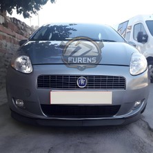 Furens Fiat Punto 2005-2018 Uyumlu H Lip Esnek Ön Lip 2 Parça Karlık Ön Ek Tampon Altı Dil