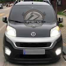 Furens Fiat Fiorino 2008-2023 Uyumlu H Lip Esnek Ön Lip 2 Parça Karlık Ön Ek Tampon Altı Dil