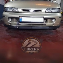 Furens Fiat Marea 1997-2007 Uyumlu H Lip Esnek Ön Lip 2 Parça Karlık Ön Ek Tampon Altı Dil