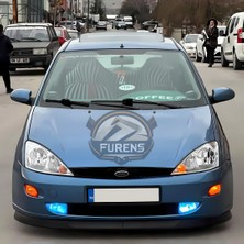 Furens Ford Focus 1 1999-2004 Uyumlu H Lip Esnek Ön Lip 2 Parça Karlık Ön Ek Tampon Altı Dil