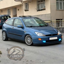 Furens Ford Focus 1 1999-2004 Uyumlu H Lip Esnek Ön Lip 2 Parça Karlık Ön Ek Tampon Altı Dil