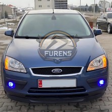 Furens Ford Focus 2 2005-2008 Uyumlu H Lip Esnek Ön Lip 2 Parça Karlık Ön Ek Tampon Altı Dil