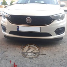 Furens Fiat Egea 2015-2023 Uyumlu H Lip Esnek Ön Lip 2 Parça Karlık Ön Ek Tampon Altı Dil