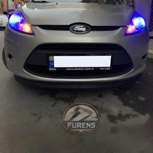 Furens Ford Fiesta 2009-2013 Uyumlu H Lip Esnek Ön Lip 2 Parça Karlık Ön Ek Tampon Altı Dil