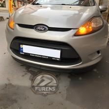 Furens Ford Fiesta 2009-2013 Uyumlu H Lip Esnek Ön Lip 2 Parça Karlık Ön Ek Tampon Altı Dil