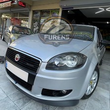 Furens Fiat Linea 2007-2017 Uyumlu H Lip Esnek Ön Lip 2 Parça Karlık Ön Ek Tampon Altı Dil