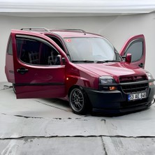 Furens Fiat Doblo 1 2001-2005 Uyumlu H Lip Esnek Ön Lip 2 Parça Karlık Ön Ek Tampon Altı Dil