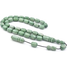 Murty99 Sistemli Kapsül Kesim Kanayan Bağa Simli Yeşil Katalin Tesbih