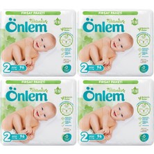 Önlem Bebek Bezi Botanika Beden:2 (3-6 kg) Mini 384 Adet Avantaj Fırsat Paketi