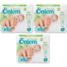 Önlem Bebek Bezi Botanika Beden:2 (3-6 kg) Mini 288 Adet Aylık Fırsat Paketi