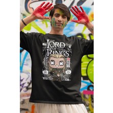 Fuddy Moda Yüzüklerin Efendisi Baskılı T-Shirt Erkek-Kadın Film Serisi Baskılı T-Shirt