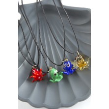 Feryal Ahtapot Cam Kolye