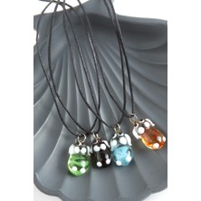 Feryal Köpek Cam Kolye