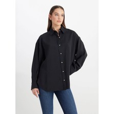 Wrangler Bisiklet Yaka Gri Kadın T-Shirt W241608035-Bısıklet Yaka T-Shirt