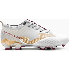 Joma Propulsıon Cup 2402 Blanco Oro Fırm Ground Erkek Beyaz Krampon (Çim Zemin) PCUS2402FG