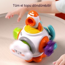 Janjon Star Bebek Oyuncakları Meşgul Top Oyuncusu Topu Yakalamak Eğitici Duyusal Altı Yüzlü Dönen Kutu Bebek Erken Eğitim Dönen Oyuncak (Yurt Dışından)