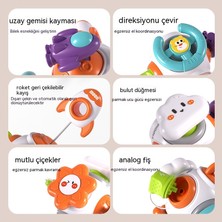 Janjon Star Bebek Oyuncakları Meşgul Top Oyuncusu Topu Yakalamak Eğitici Duyusal Altı Yüzlü Dönen Kutu Bebek Erken Eğitim Dönen Oyuncak (Yurt Dışından)