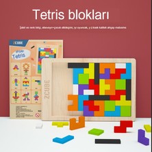 Janjon Star Tetris Ihlamur Ağacı Çocuk Erken Eğitim Ahşap Bulmaca Yapı Taşları Geliştirme Mantıksal Düşünme Oyuncakları (Yurt Dışından)