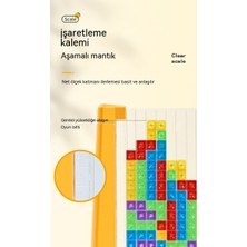 Janjon Star Tetris Yapı Taşları 3D Üç Boyutlu Bulmaca Ebeveyn-Çocuk Interaktif Masa Üstü Oyunu Çocuk Erken Eğitim Eğitici Oyuncaklar (Yurt Dışından)
