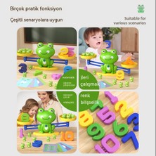 Janjon Star Dijital Kurbağa Denge Ölçeği Oyuncak Çocuk Matematik Aritmetik Öğretim Yardımcıları Montessori Erken Eğitim Eğitici Oyuncaklar 19 Kurbağa 10 Sayılar 30 Kartlar (Yurt Dışından)