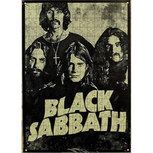 Karizma Tablo Tablomega Ahşap Mdf Puzzle Yapboz Black Sabbath 255 Parça 35*50 cm