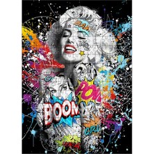 Karizma Tablo Tablomega Ahşap Mdf Puzzle Yapboz Marilyn Monroe Efekt 255 Parça 35*50 cm