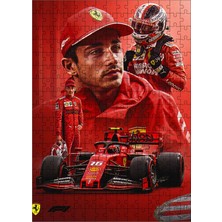 Ekart Tablomega Ahşap Mdf Puzzle Yapboz Charles Leclerc F1 Formula 255 Parça 35*50 cm